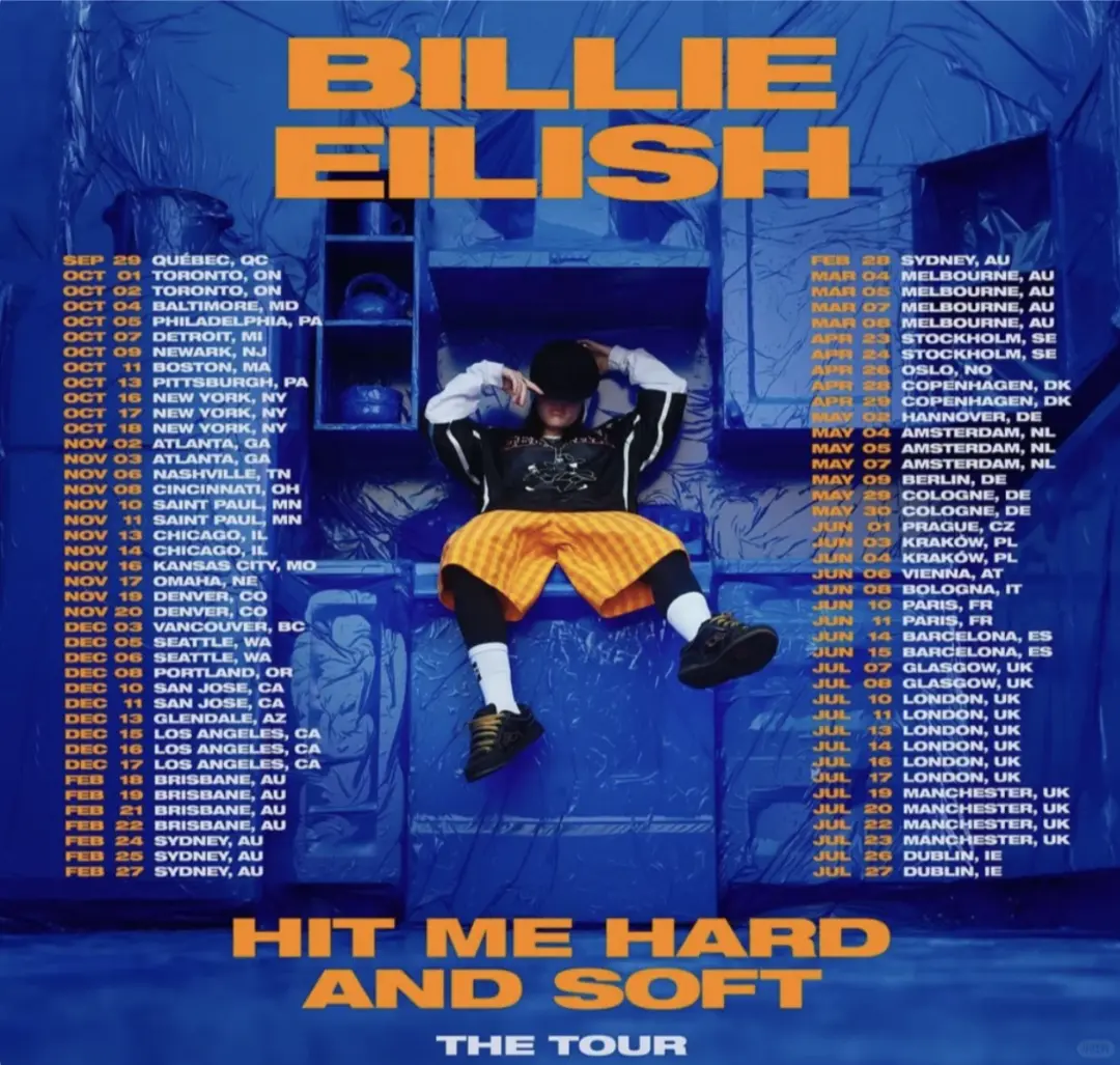 碧梨Billie Eilish欧洲巡演