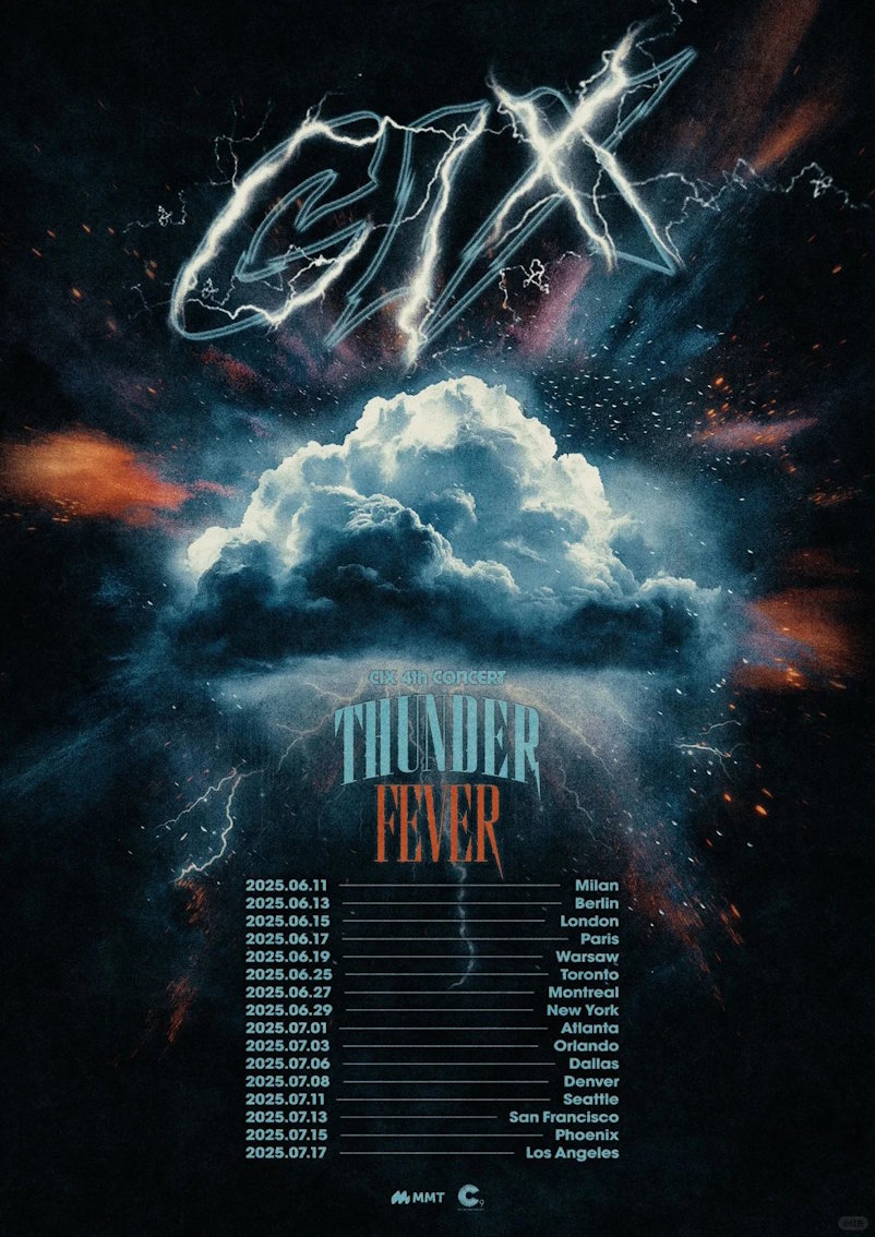 韩国男团CIX【THUNDER FEVER】欧洲巡演