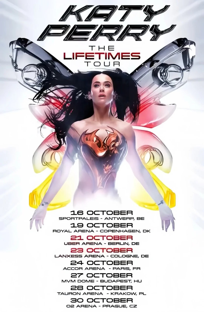 水果姐Katy Perry【The Lifetimes】欧洲巡演