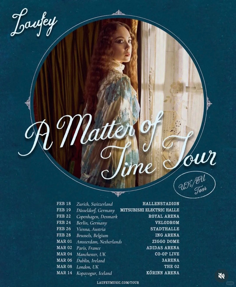 Laufey林冰【A Matter of Time Tour】欧洲巡演