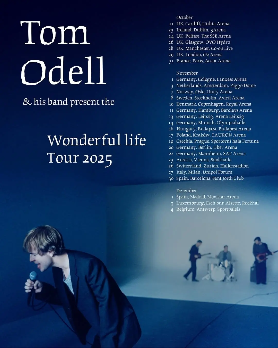 Tom Odell欧洲巡演